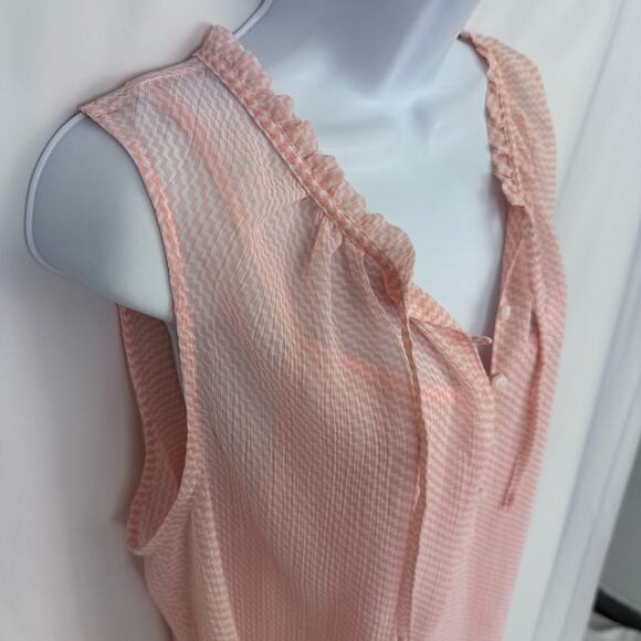 JCPenney Sheer Blouse w/Tank Size X-Large - Picture 6 of 10